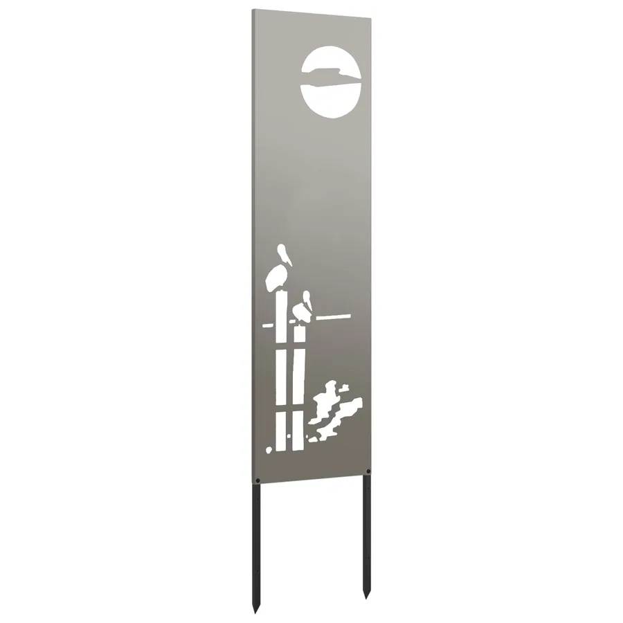 Écran de confidentialité de jardin Fretwork Rouillé 32 x 140 cm - 5