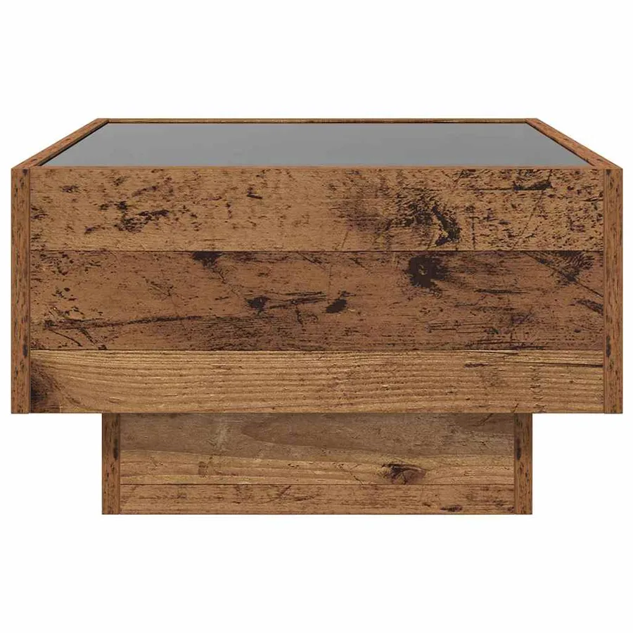 Table basse Bois ancien 50 x 50 x 30 cm Bois d'ingénierie - 9