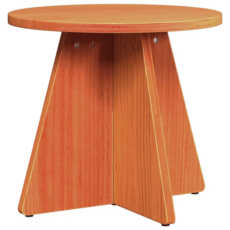 Table basse 3 pcs Brun cire - 6