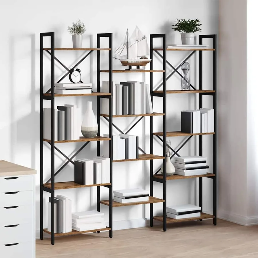 Étagère Bois ancien 156 x 25 x 167 cm Bois d'ingénierie - 4