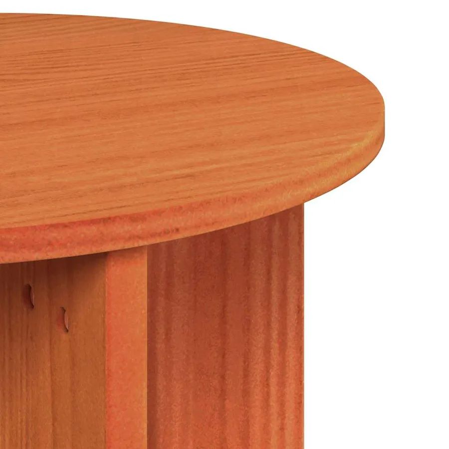 Table basse 2 pcs Brun cire - 7