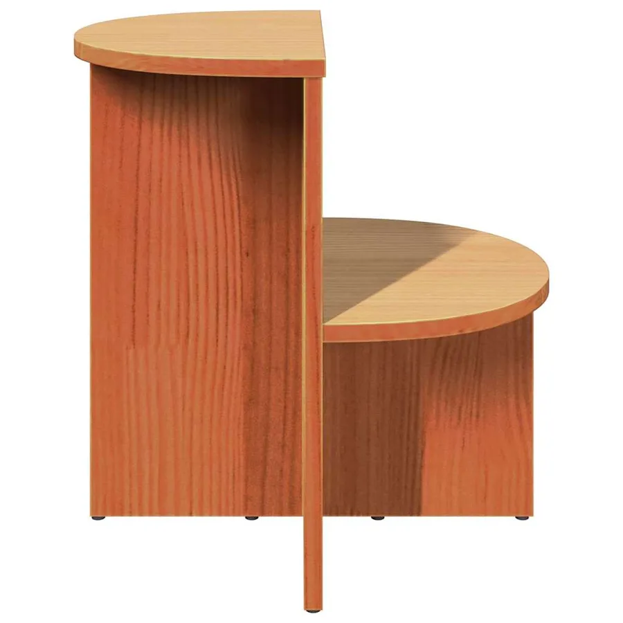 Table basse Brun cire 50 x 40 x 50 cm Bois massif en pin - 5