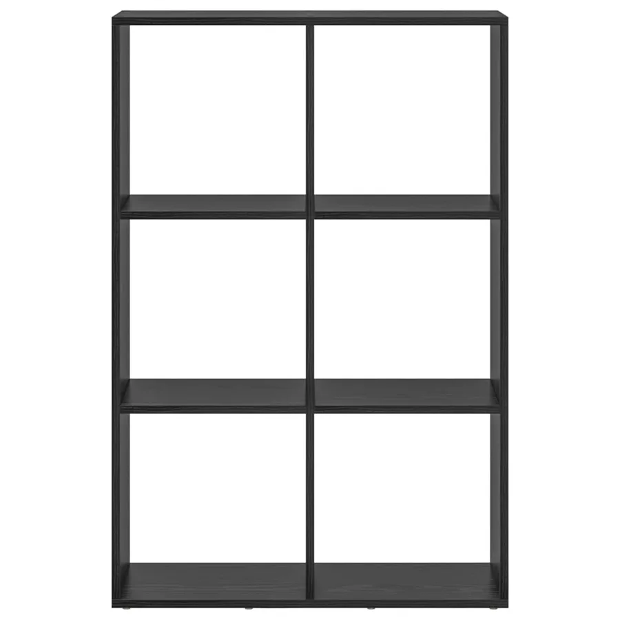 Bibliothèque Chêne noir 69,5 x 29 x 103,5 cm Bois d'ingénierie - 5