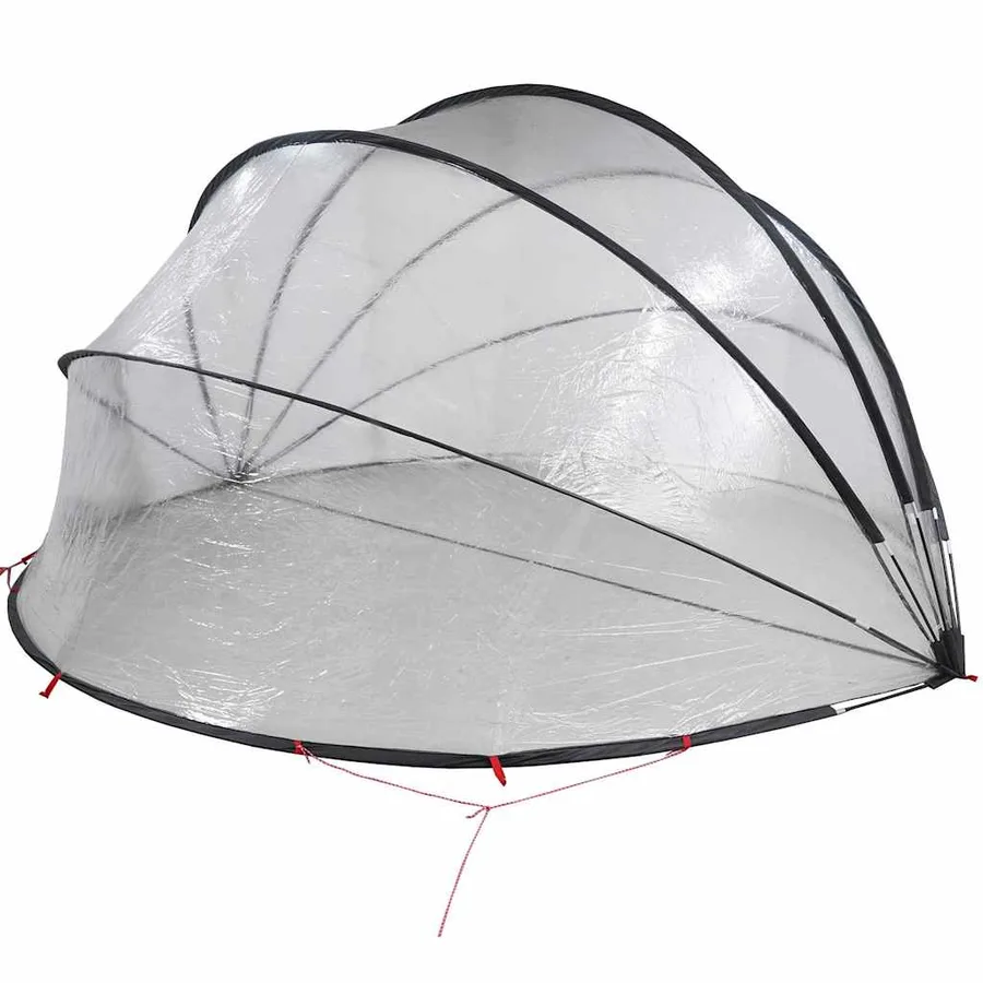 Dôme de piscine Transparent 430 x 430 x 210 cm PVC - 10