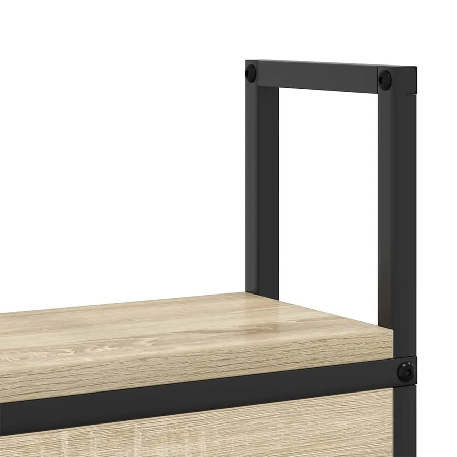 Headboard de Rangement avec Station de Charge Chêne sonoma - 9
