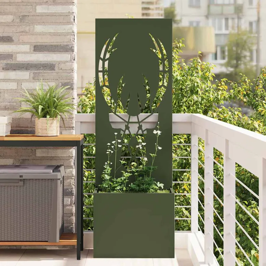Écran de confidentialité de jardin Vert olive 50 x 150 cm