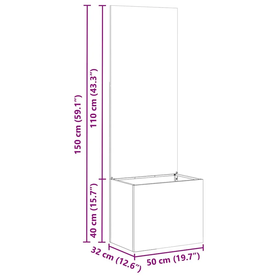 Écran de confidentialité de jardin Vert olive 50 x 150 cm - 11