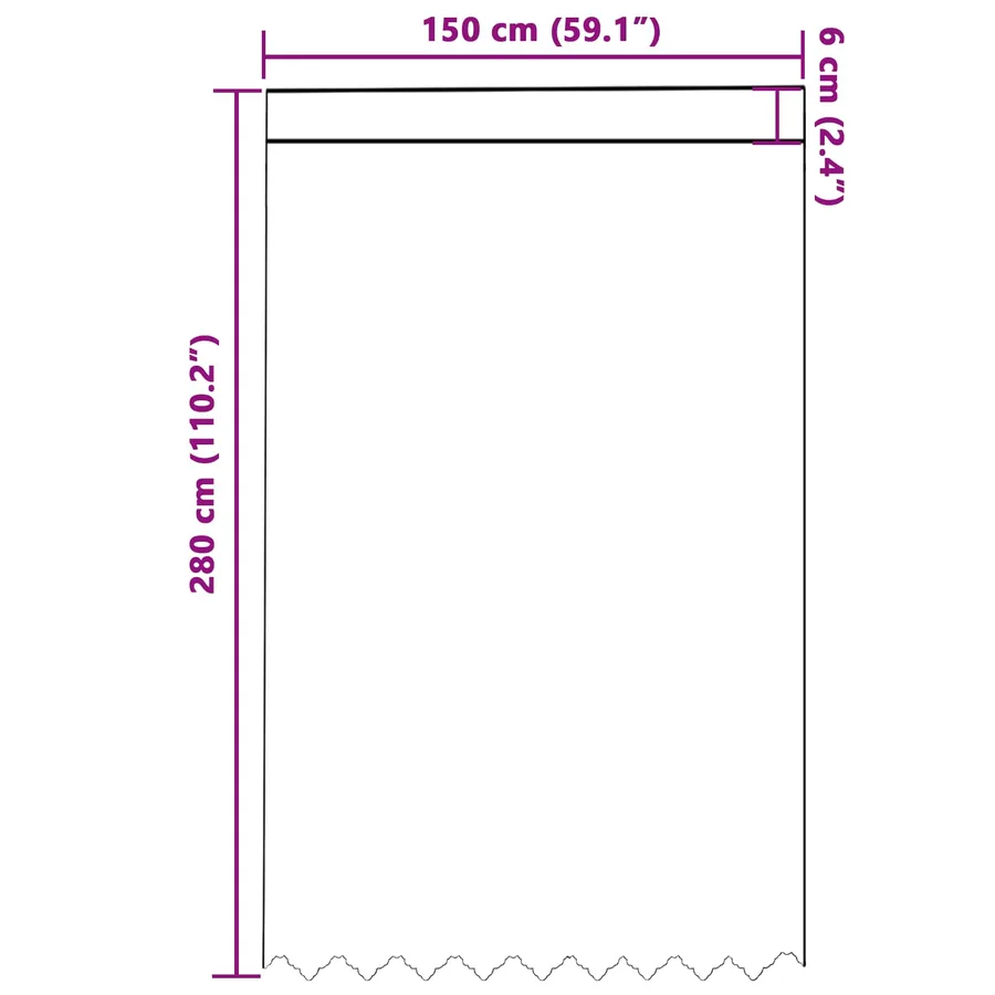 Rideau en Dentelle Floral Blanc 280 x 150 cm Polyester - 8