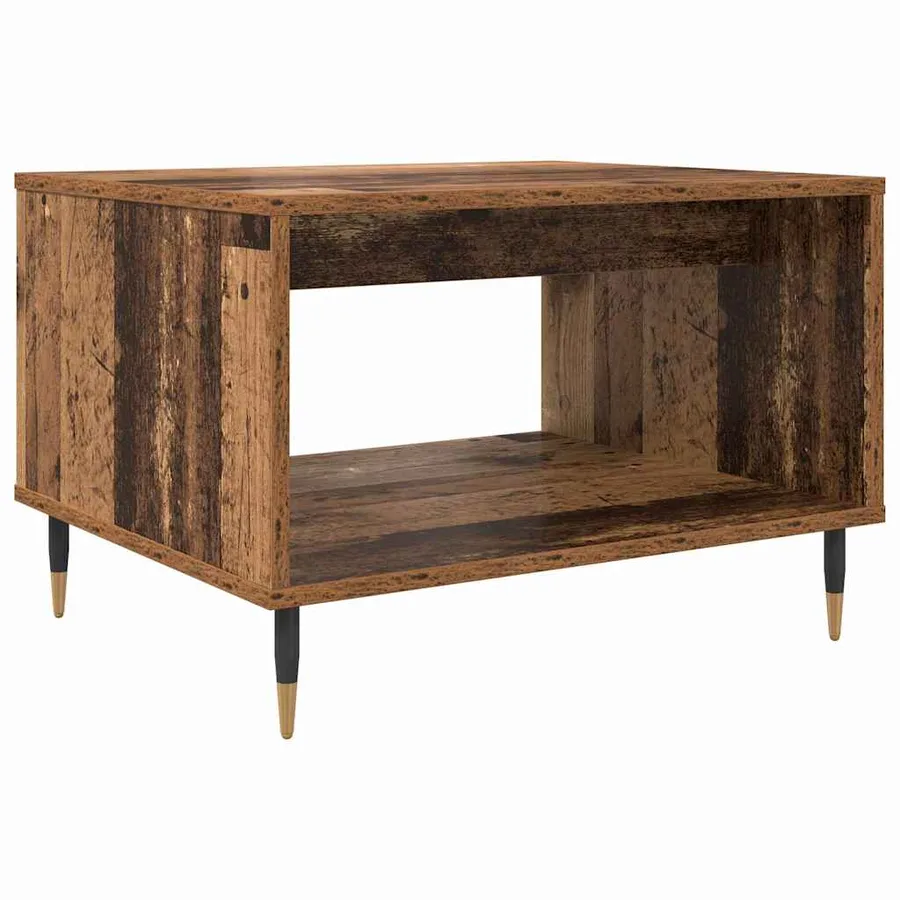 Table basse Bois ancien 60 x 50 x 40 cm Bois d'ingénierie - 7