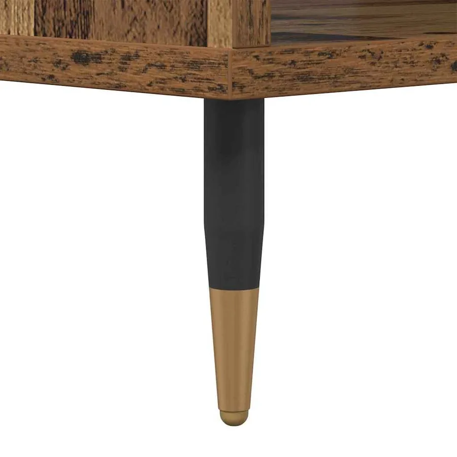 Table basse Bois ancien 60 x 50 x 40 cm Bois d'ingénierie - 9