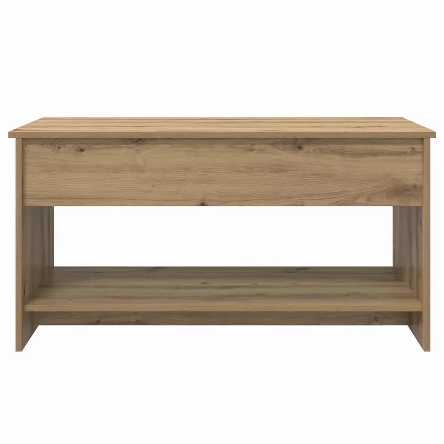 Table basse Chêne artisanal 80 x 50,5 x 41,5 cm - 6