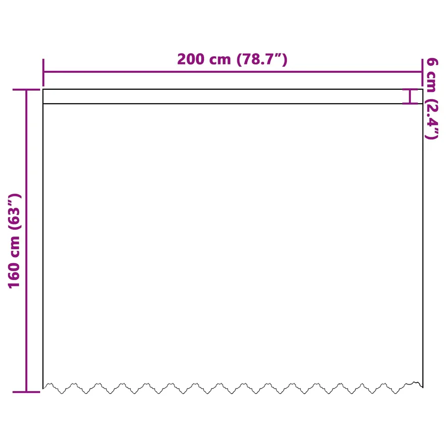 Rideau en Dentelle Floral Blanc 160 x 200 cm Polyester - 8