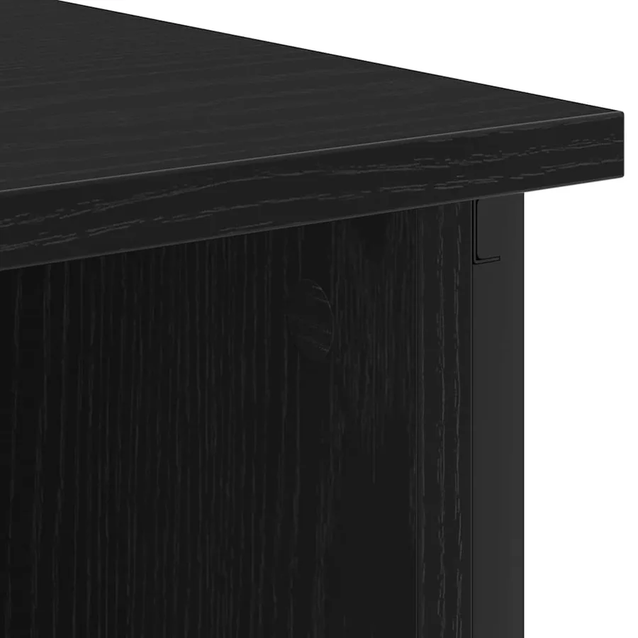Cabinet de chevet 2 pcs Chêne noir 38 x 31 x 61 cm - 10