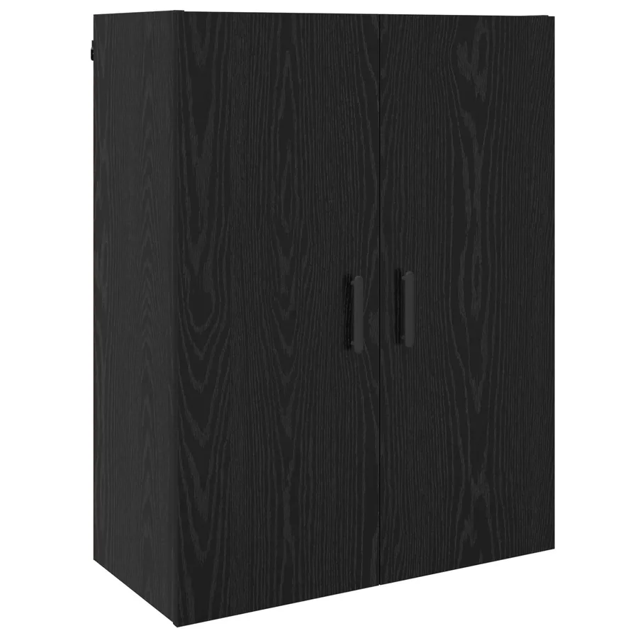 Meuble mural Chêne noir 69,5 x 34 x 90 cm Bois d'ingénierie - 2