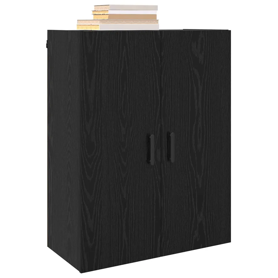 Meuble mural Chêne noir 69,5 x 34 x 90 cm Bois d'ingénierie - 3