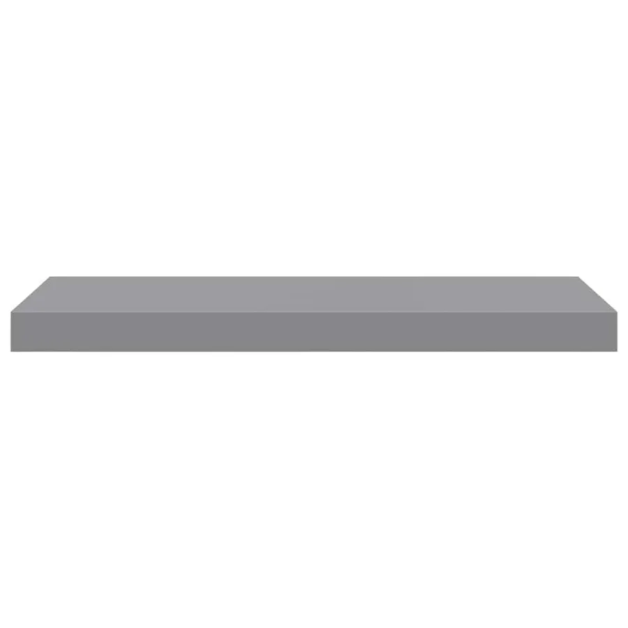 Étagère murale flottante gris 60x23,5x3,8 cm MDF - 6