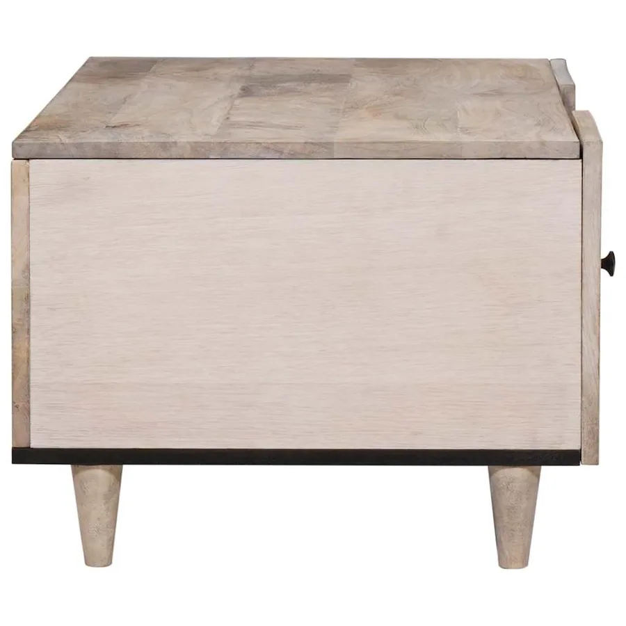 Table basse Blanc Blanchi 100 x 54 x 40 cm - 4