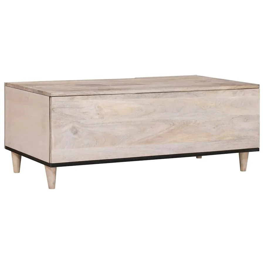 Table basse Blanc Blanchi 100 x 54 x 40 cm - 5