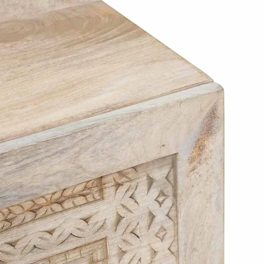 Table basse Blanc Blanchi 100 x 54 x 40 cm - 6