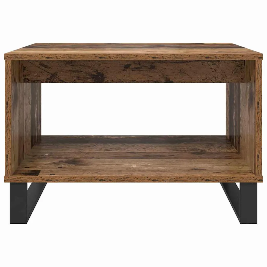 Table basse Bois ancien 60 x 50 x 40 cm Bois d'ingénierie - 5