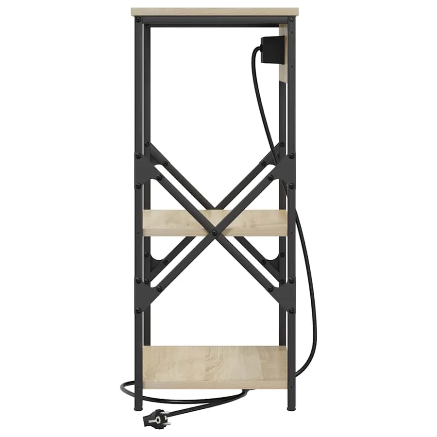 Cabinet de chevet 2 pcs Chêne Sonoma 41 x 31 x 76 cm - 7