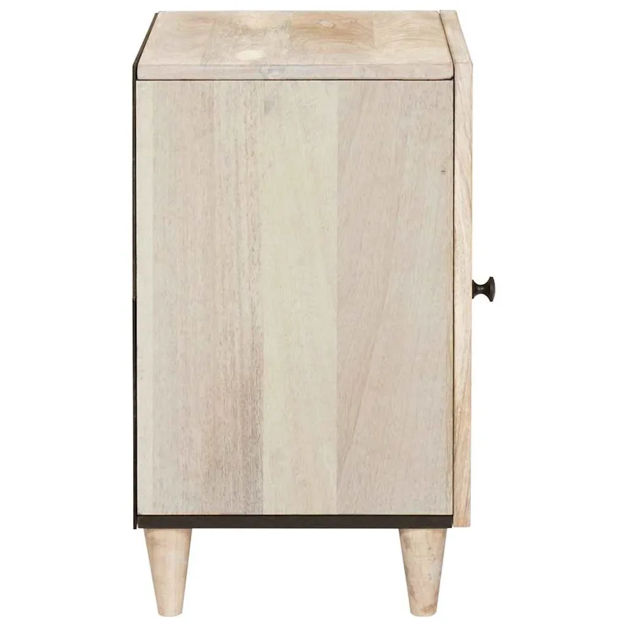 Cabinet de salle de bain avec stockage Blanc 38 x 33 x 58 cm - 3