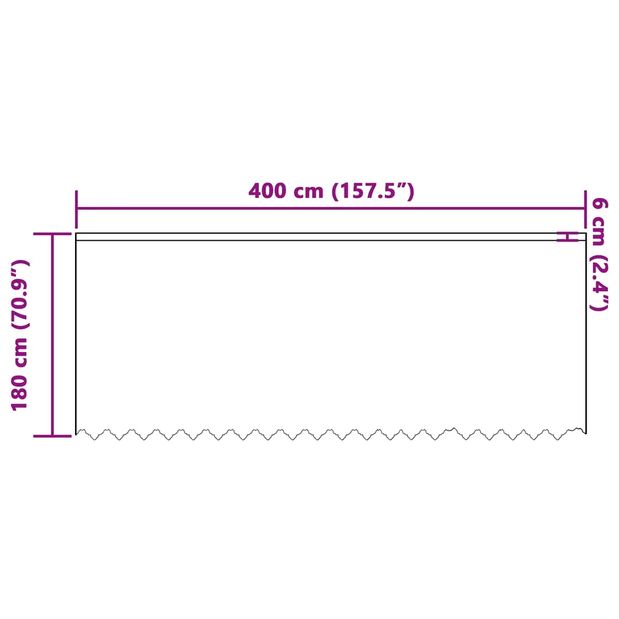 Rideau en Dentelle Floral Blanc 180 x 400 cm Polyester - 8