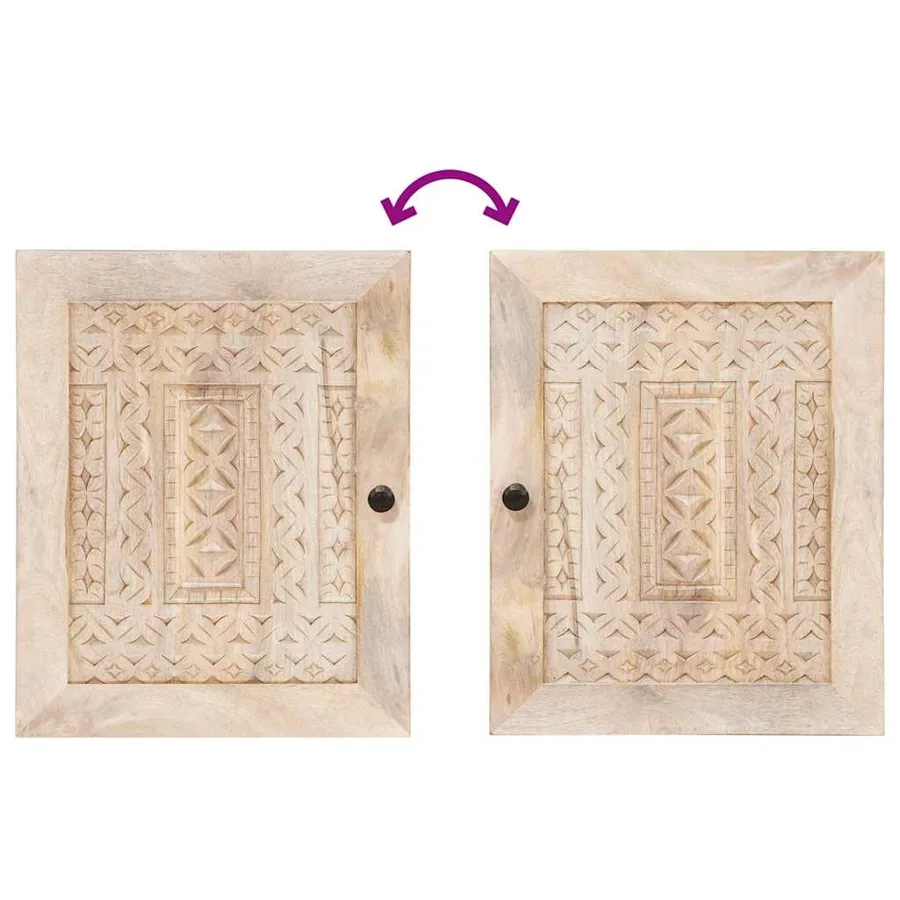 Ensemble de mobilier de salle de bain avec tiroir 5 pcs Blanc - 16