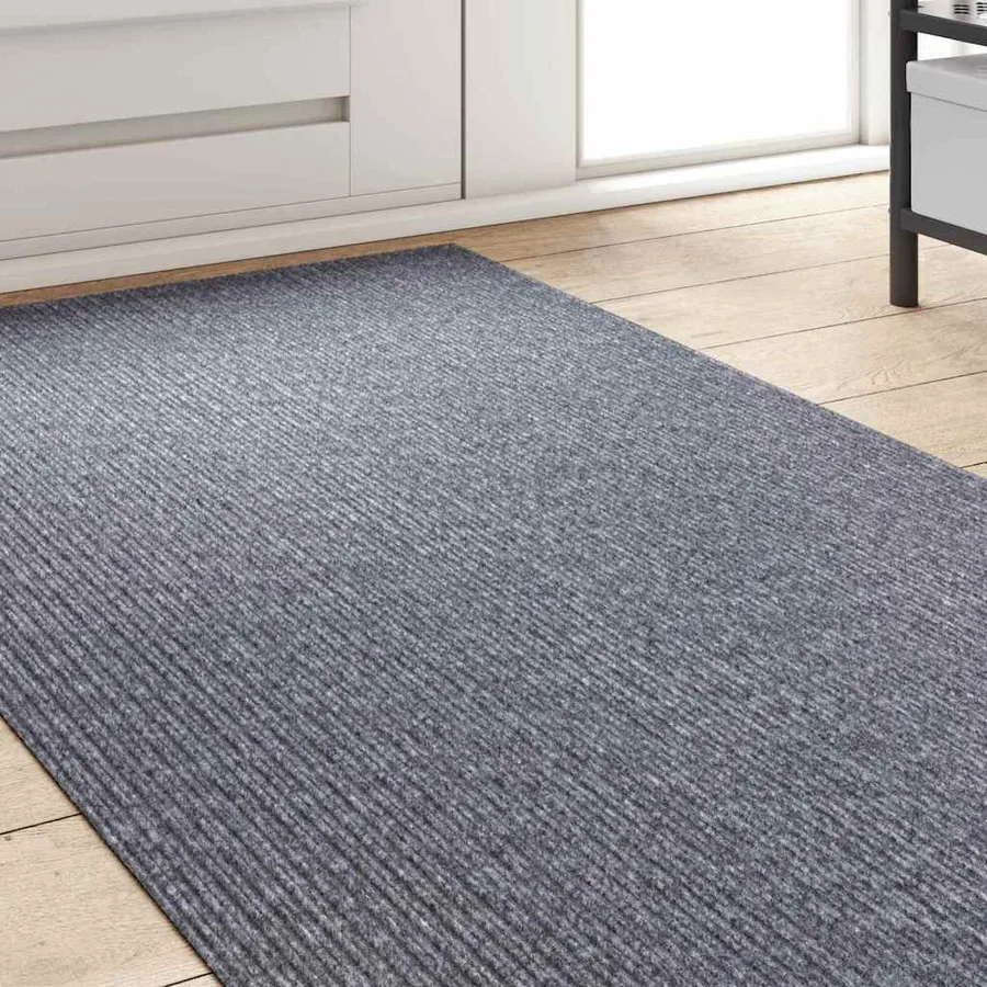 Tapis Couloir Gris clair 80 x 500 cm tissu - 3