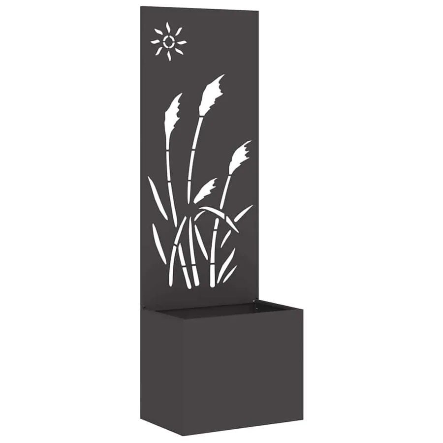 Écran de confidentialité de jardin Fretwork Noir 50 x 150 cm - 2