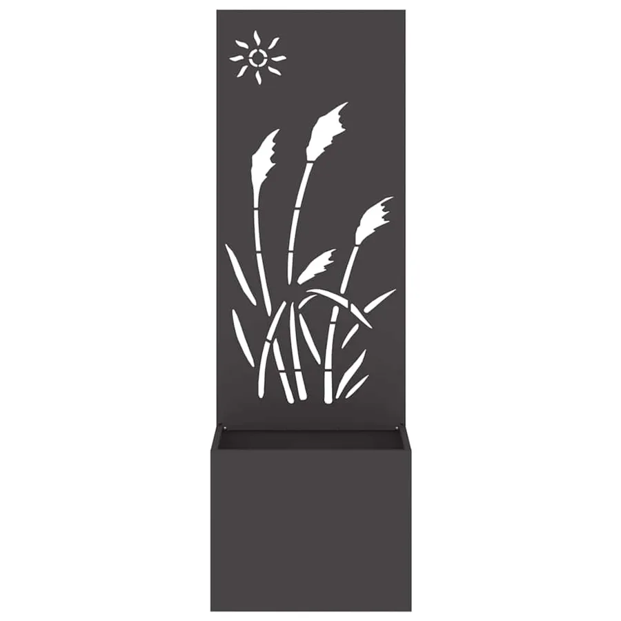Écran de confidentialité de jardin Fretwork Noir 50 x 150 cm - 5