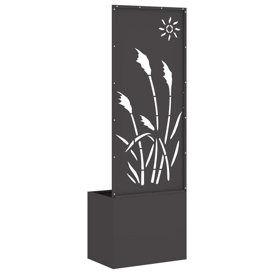 Écran de confidentialité de jardin Fretwork Noir 50 x 150 cm - 7