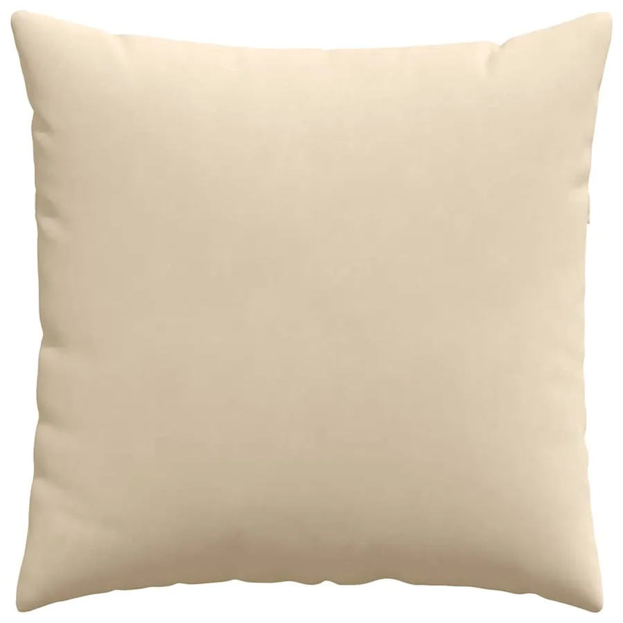 Coussins de canapé 2 pcs Crème 80 x 80 cm tissu - 6