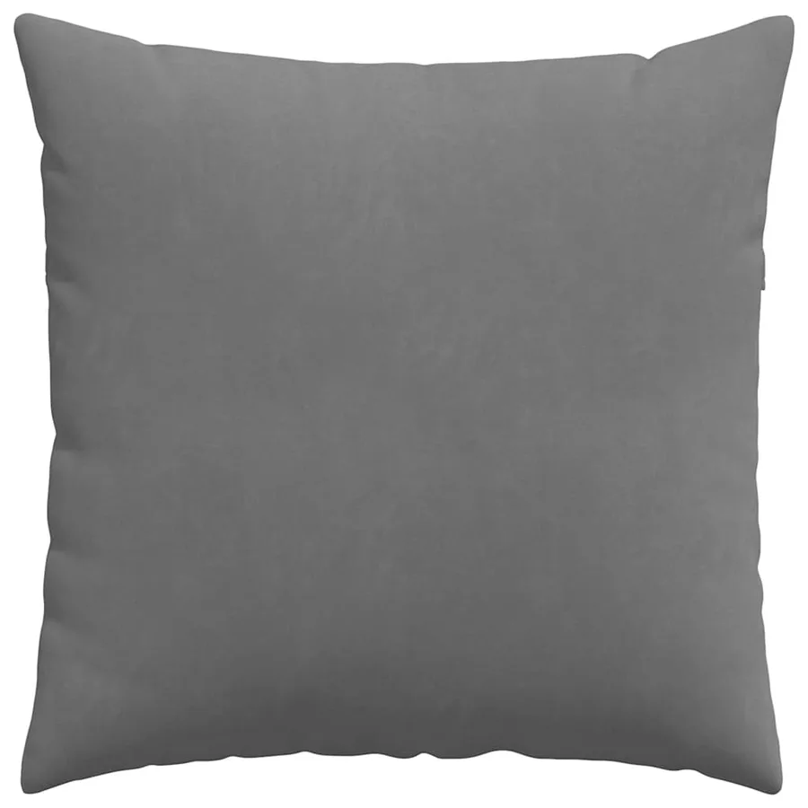 Coussins de canapé 2 pcs Gris foncé 80 x 80 cm tissu - 6