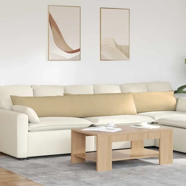 Coussins de canapé 2 pcs Vert gris 200 x 40 cm
