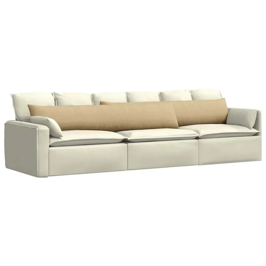 Coussins de canapé 2 pcs Vert gris 200 x 40 cm - 3