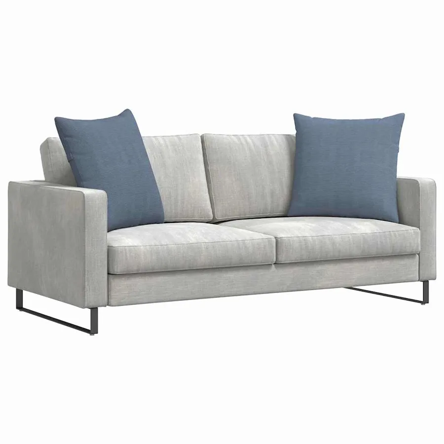 Coussins de canapé 2 pcs Bleu 80 x 80 cm - 3