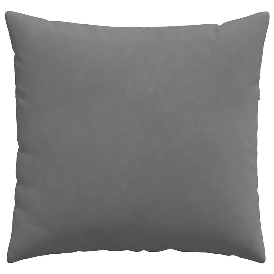 Coussins de canapé 2 pcs Gris foncé 50 x 50 cm tissu - 6
