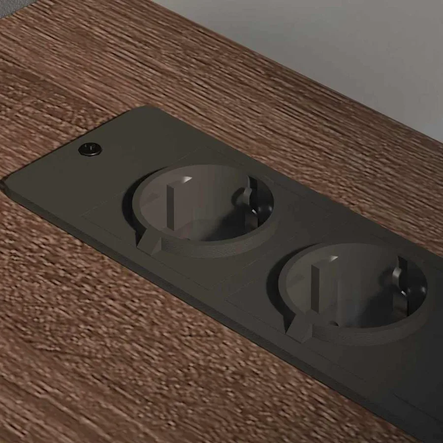 Cabinet avec Station de Charge Chêne brun 76 x 41 x 72 cm - 5