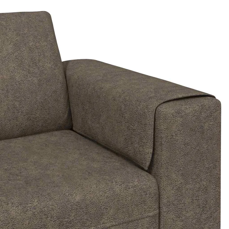 Canapé de salon Gris foncé 250 x 77 x 76 cm - 7