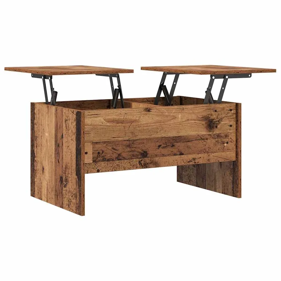 Table basse Bois Ancien 102 x 50,5 x 46,5 cm Bois d'ingénierie - 5