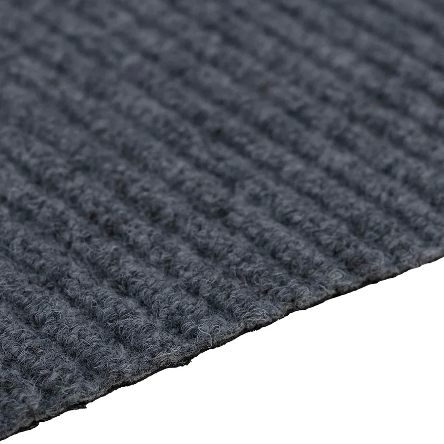 Tapis Couloir Gris 80 x 300 cm tissu - 6