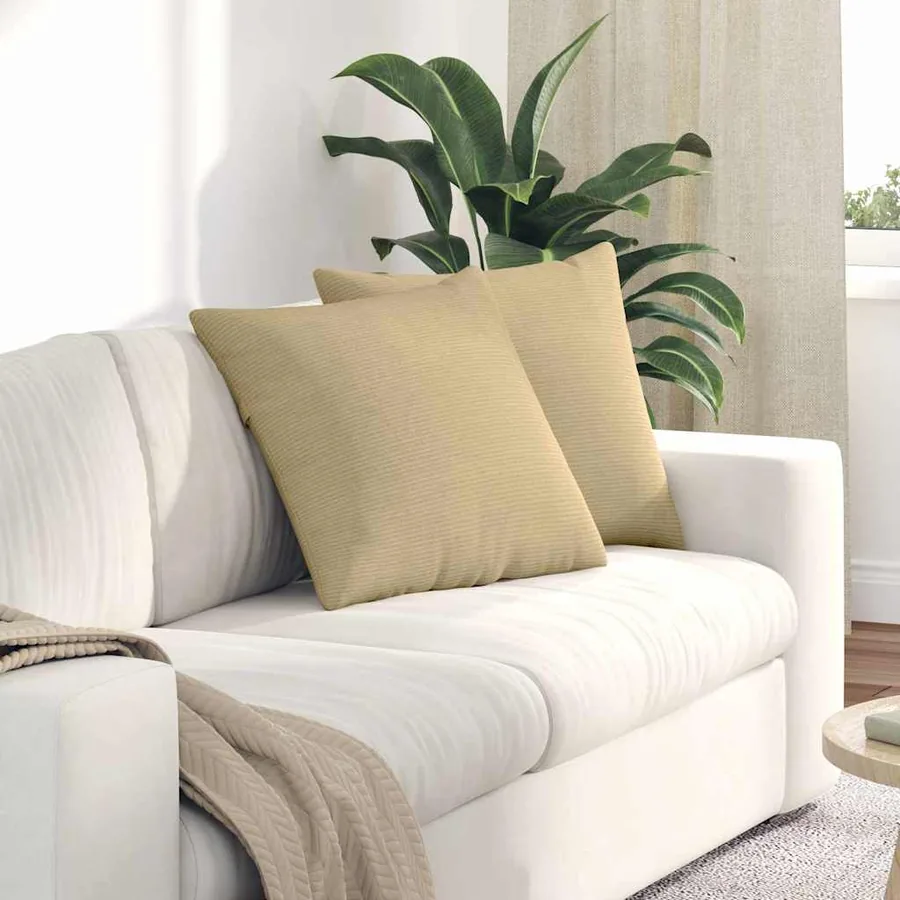 Coussins de canapé 2 pcs Vert gris 50 x 50 cm