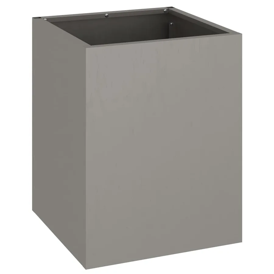 Cache-pot de jardin Rouillé 32 x 32 x 40 cm Acier patiné - 5