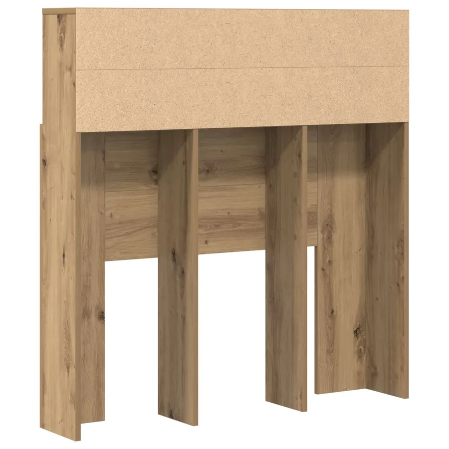 Cabinet de Tête de Lit Chêne artisanal Bois d'ingénierie - 7
