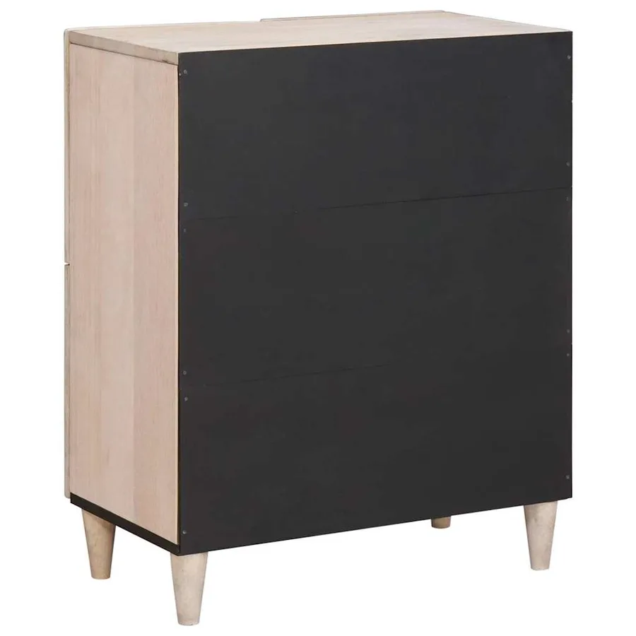 Buffet Blanc Blanchi 60 x 33 x 75 cm Bois de mangue massif - 5