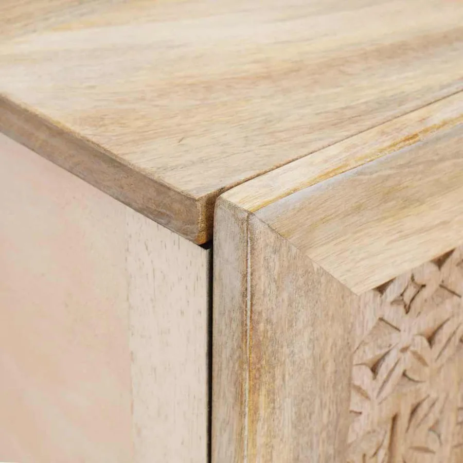 Unites TV avec étagère Blanc 105 x 33 x 46 cm Bois d'ingénierie - 6