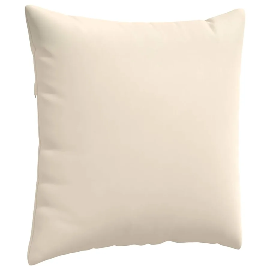 Coussins de canapé 2 pcs Beige 60 x 60 cm tissu - 5