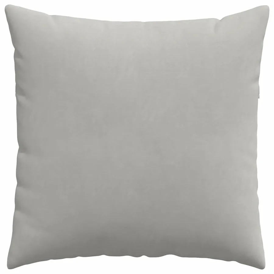 Coussins de canapé 2 pcs Gris clair 60 x 60 cm tissu - 6