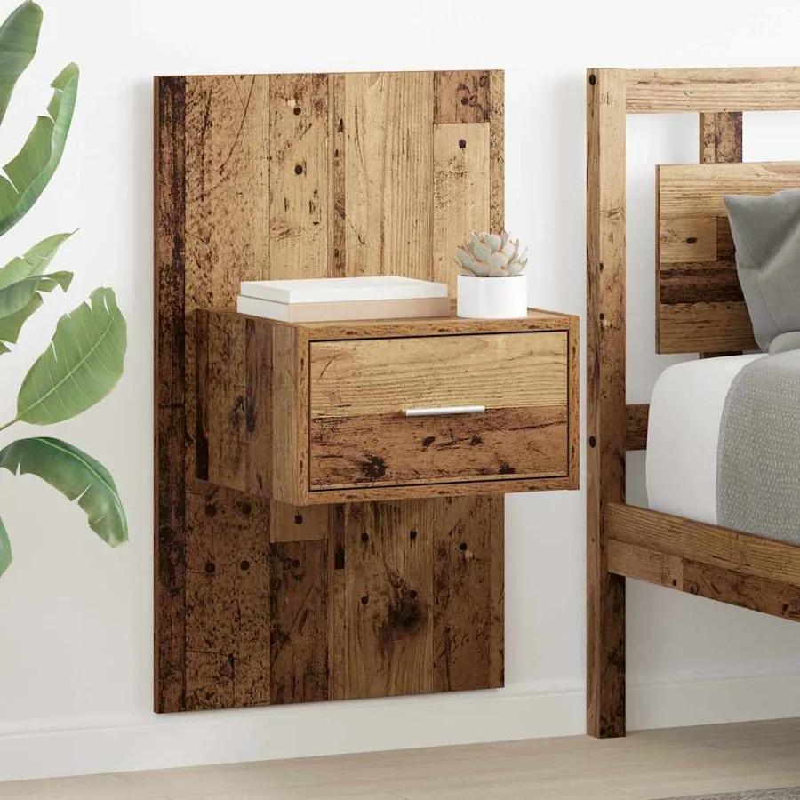 Cabinet de chevet 2 pcs Bois ancien 50 x 32,5 x 80cm